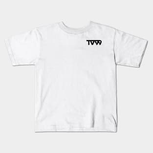 TV99 Formal Logo (Black) Kids T-Shirt